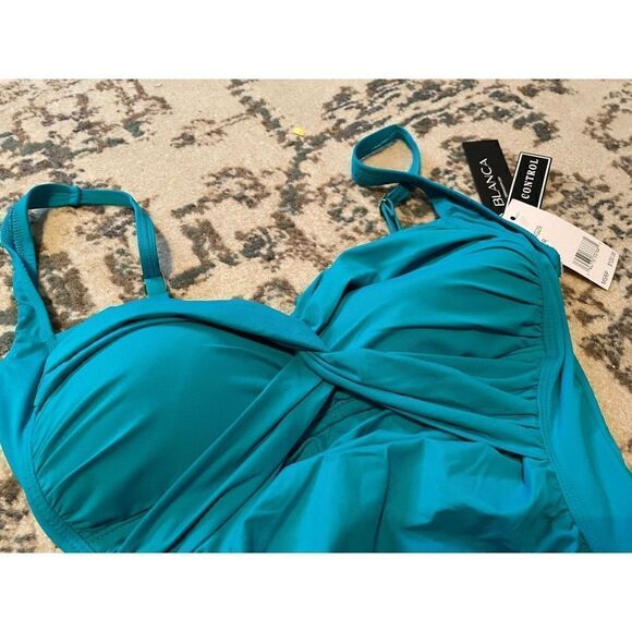 La Blanca NWT Women's Size 8 Tummy Control One Piece - Picture 3 of 7